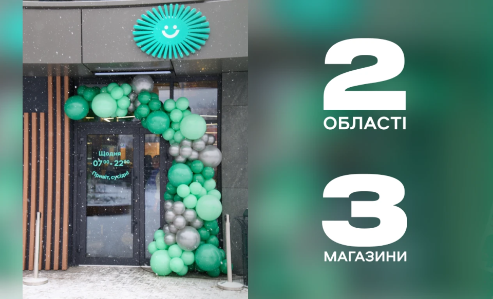 Підсумки грудня: три нові Файно Маркет у двох областях України