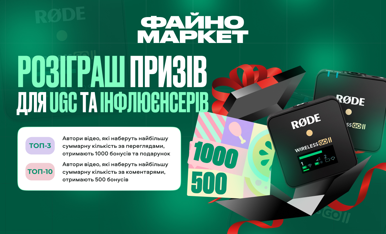 Файно Маркет нагороджує: маємо переможців розіграшу серед UGC-креаторів! 
